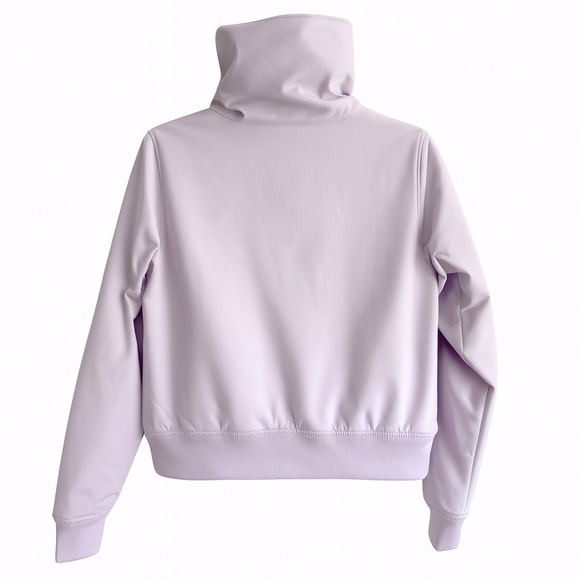 New The North Face Shelbe Raschel Bomber Jacket Lavender Fog WindWall Coat Med - Picture 3 of 7